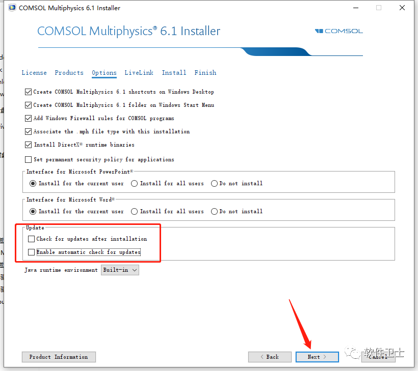 【Win】COMSOL Multiphysics 6.1.282版本图文安装教程|多物理场仿真软件|中英文多国语言版插图7 【Win】COMSOL Multiphysics 6.1.282版本图文安装教程|多物理场仿真软件|中英文多国语言版
