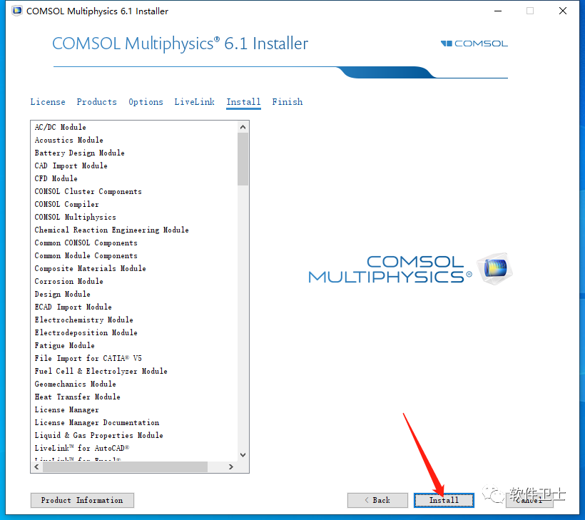 【Win】COMSOL Multiphysics 6.1.282版本图文安装教程|多物理场仿真软件|中英文多国语言版插图9 【Win】COMSOL Multiphysics 6.1.282版本图文安装教程|多物理场仿真软件|中英文多国语言版