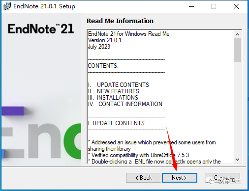 【win】EndNote 21.0.1版本软件图文安装教程|引文管理|参考文献引用管理|写论文工具软件插图5 【win】EndNote 21.0.1版本软件图文安装教程|引文管理|参考文献引用管理|写论文工具软件